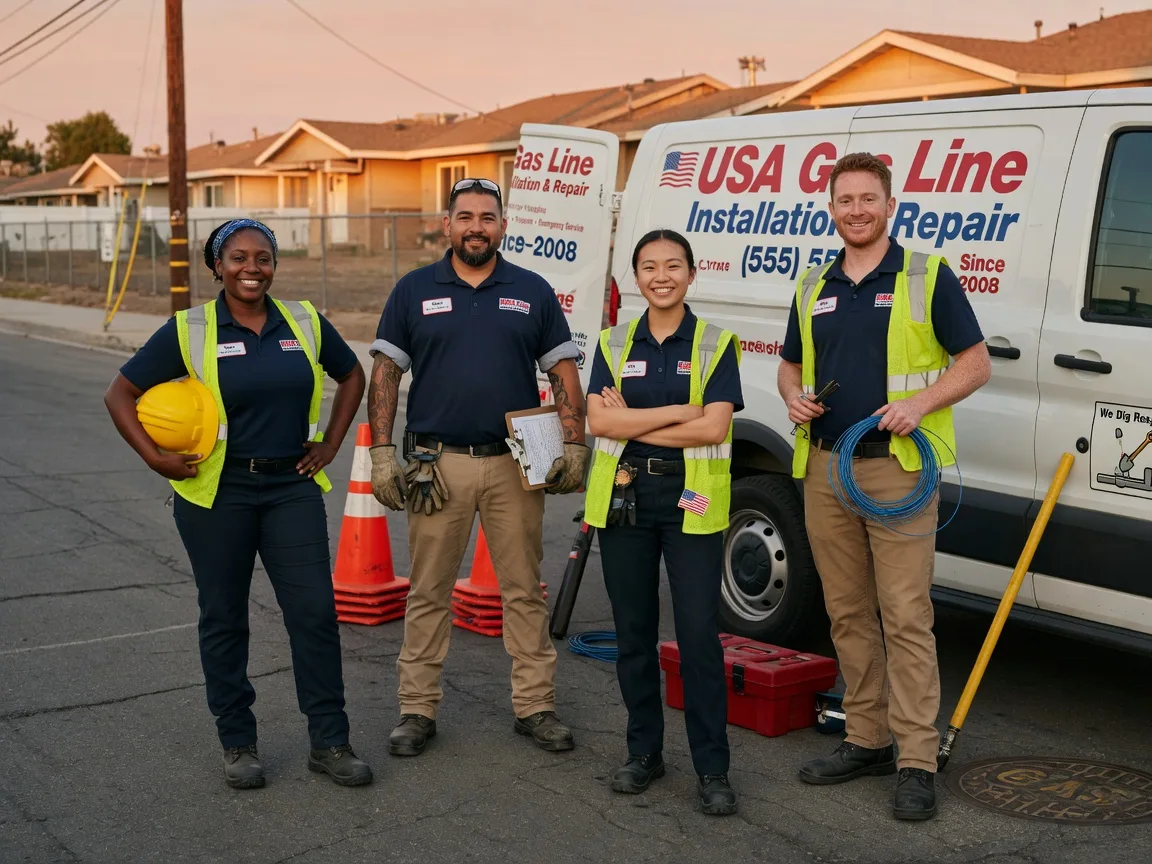 Gas Line Installation company in Oriska, ND
